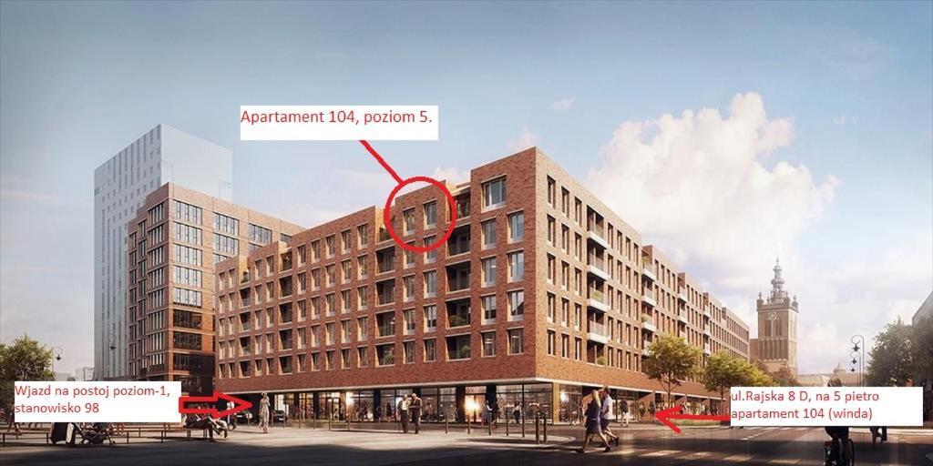 Apartament Champagne Gdańsk Buitenkant foto